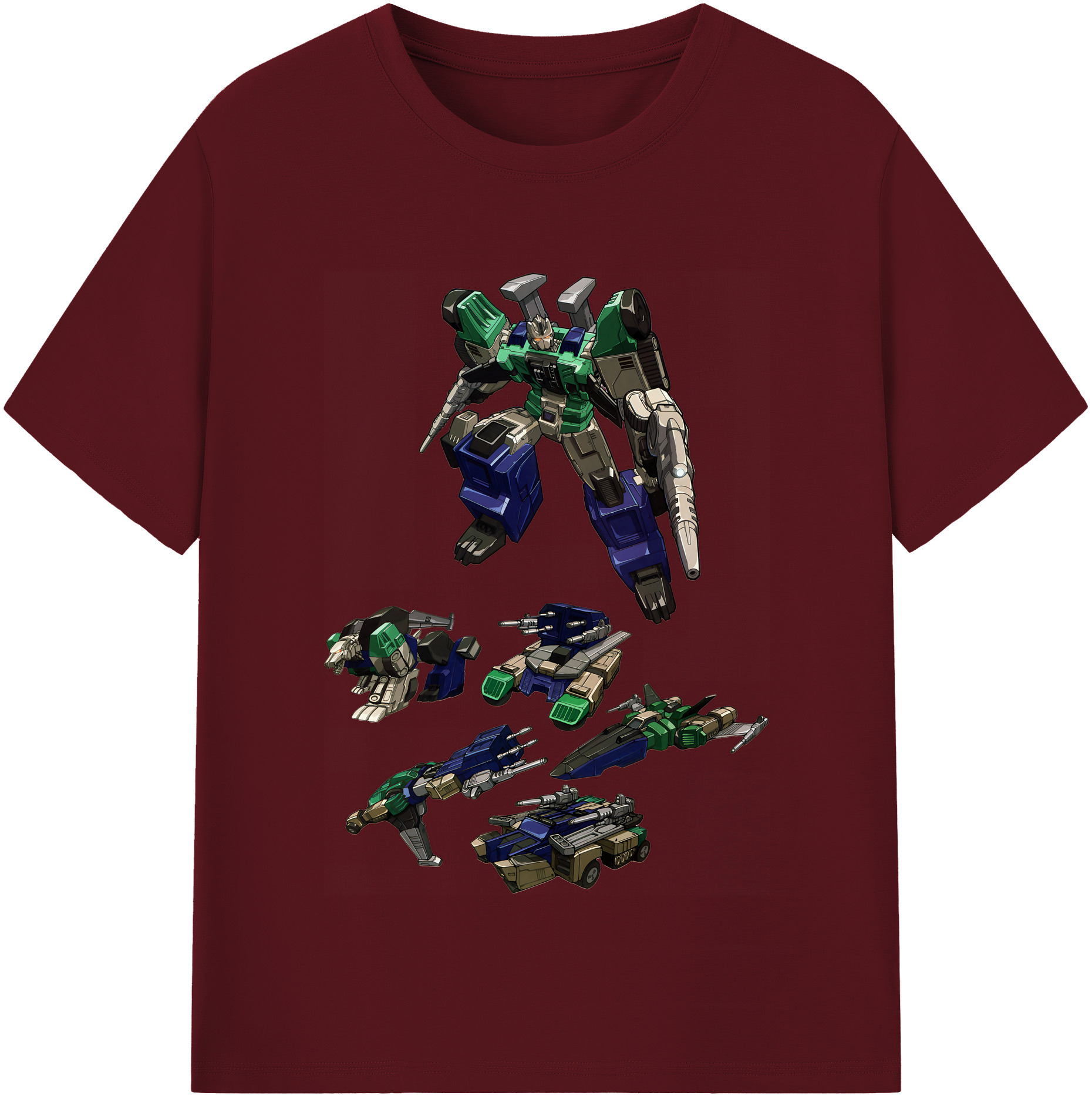 （画像用） Transformers トランスフォーマー 綿100％半袖Tシャツ（フロントプリント）